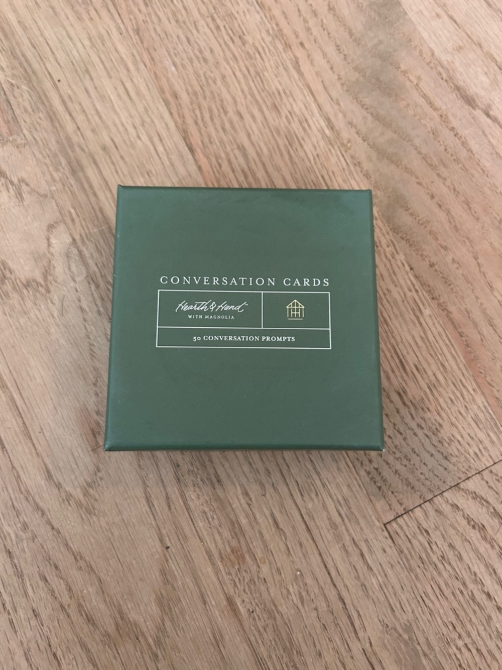 Hearth & Hand Conversation Cards in Dark Green
